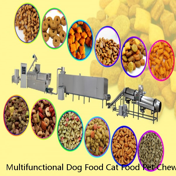 Multifunctional Dog Food Cat Food Pet Chew Snack Food Production Line Machine