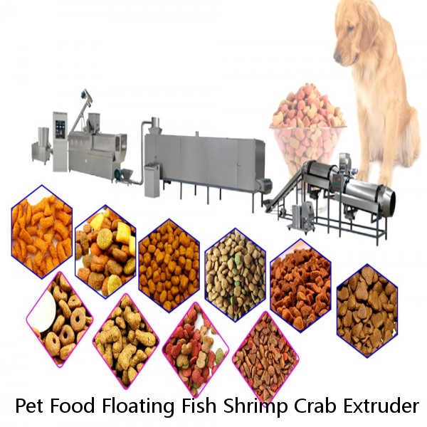 Pet Food Floating Fish Shrimp Crab Extruder Production line