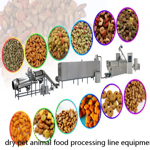 dry pet animal food processing line equipment for the production of dog food