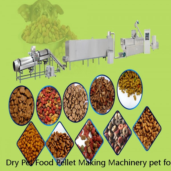 Dry Pet Food Pellet Making Machinery pet food extruder dry pet dog food making machine