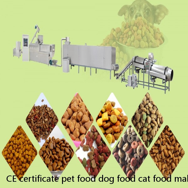 CE certificate pet food dog food cat food making machine production line