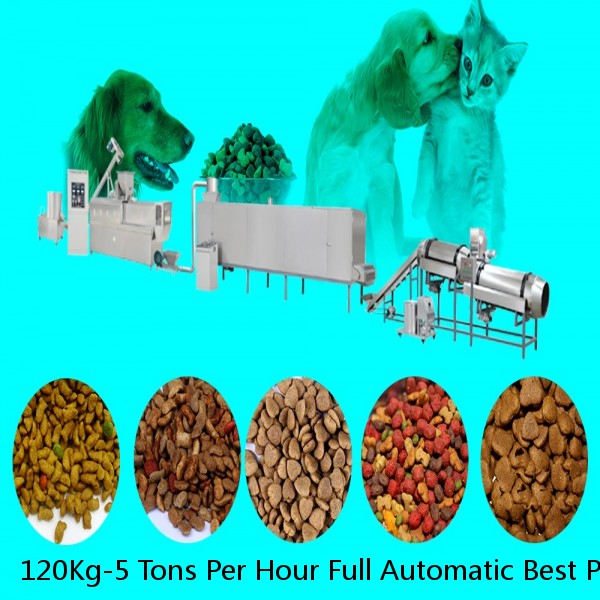 120Kg-5 Tons Per Hour Full Automatic Best Price Pet Food Processing Equipment Making Machinery