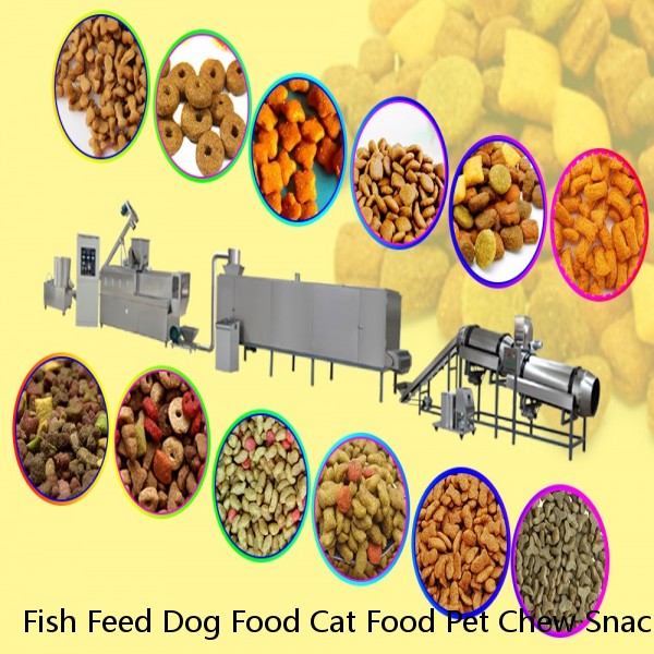 Fish Feed Dog Food Cat Food Pet Chew Snack Food Production Line/Making Machines/Process Equipment